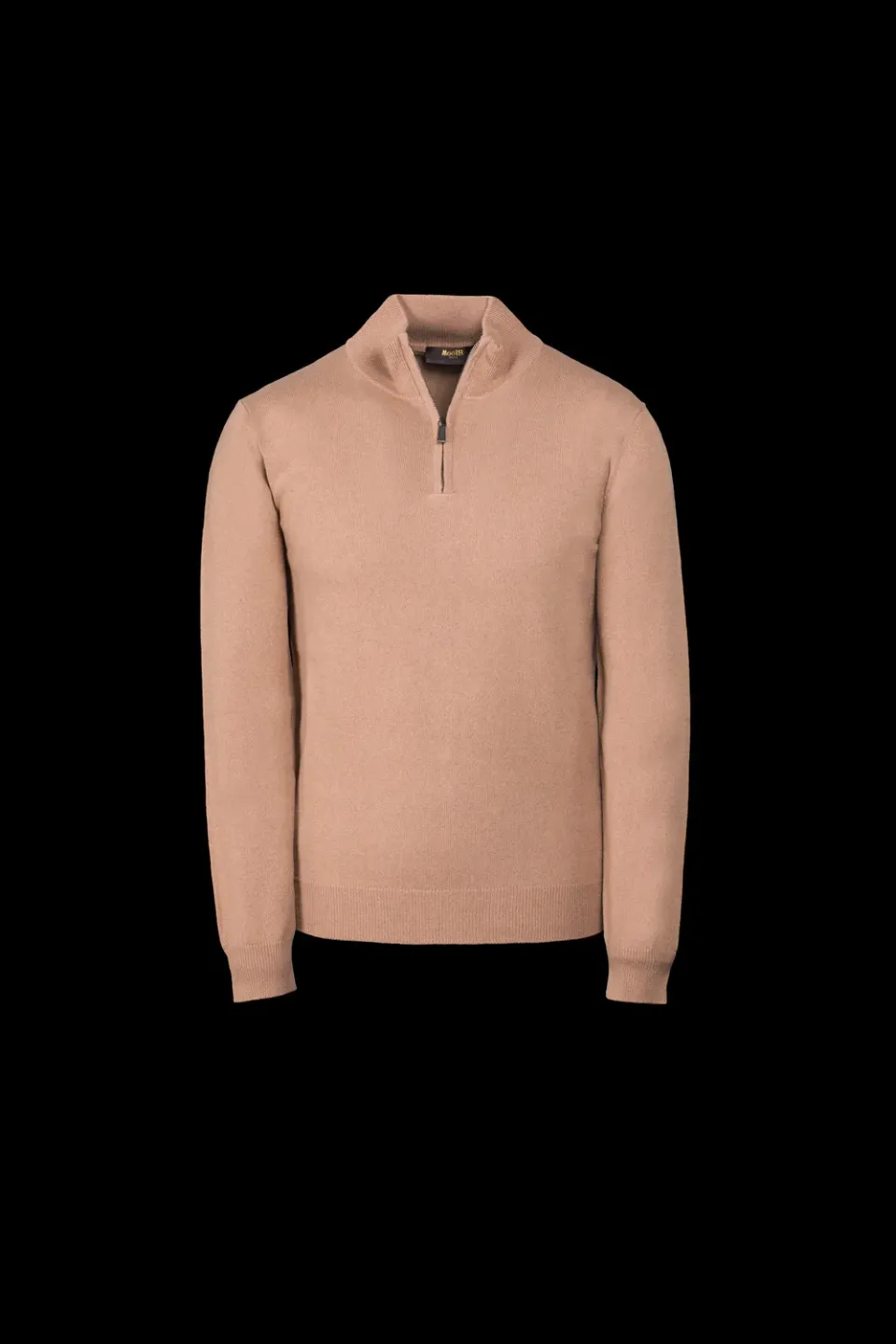 Moorer TERNI-WS5 half zip-genser i kashmir og silke