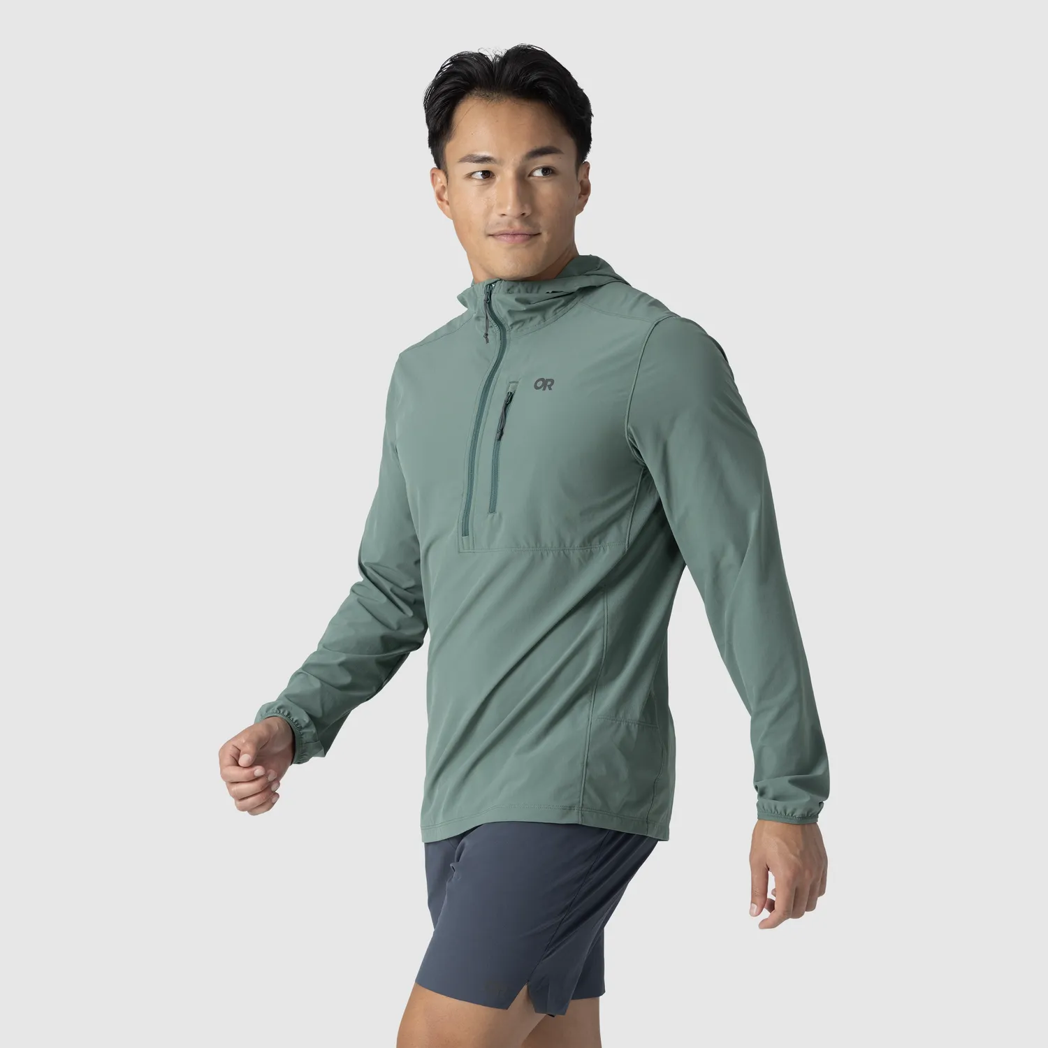 Outdoor Research Astroman Air Sun Hoodie soltrøye XXL Malachite UPF
