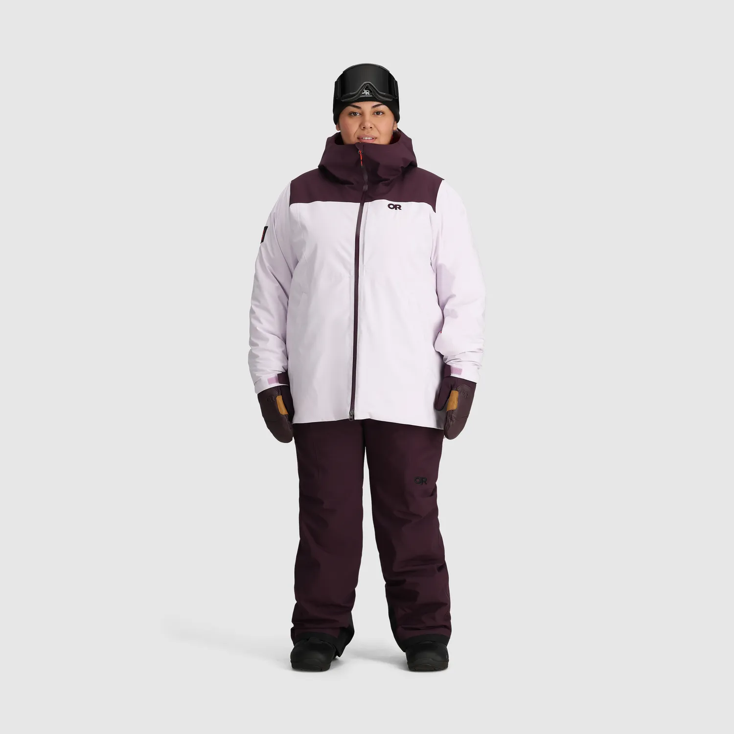 Outdoor Research Snowcrew Pant-Plus skibukse Smoky Quartz 1X Regular isolert