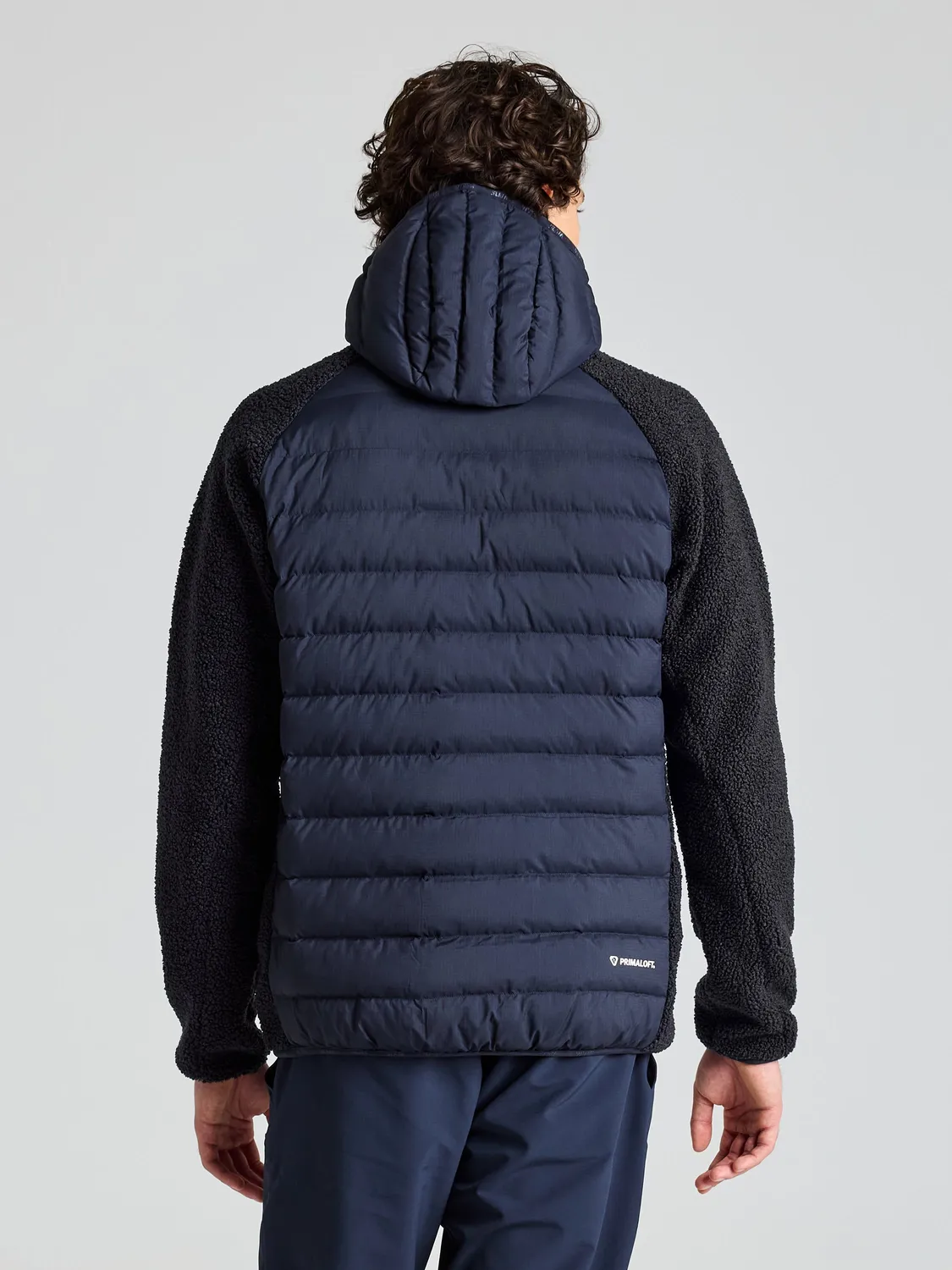 Slam Altura Puffer Hybrid jakke mørk marine Primaloft