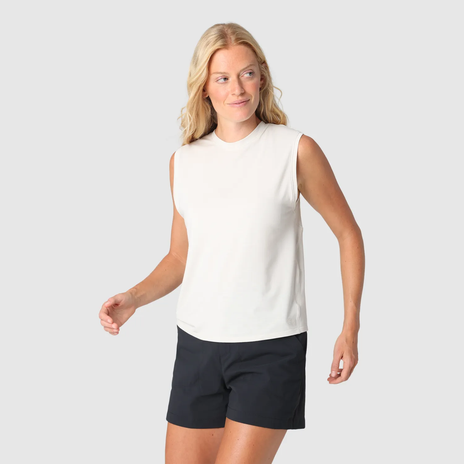 Outdoor Research Eclipse Sun Tank singlet dame Oyster UPF 50+