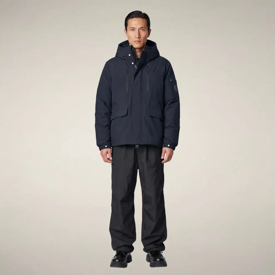 Save The Duck Arctic Hiram parka herre blåsvart isolert