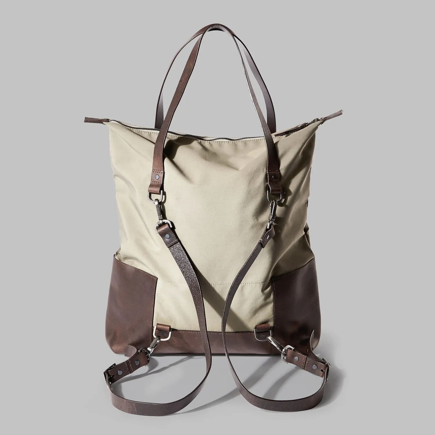 John Partridge Drayton nylonveske beige 25 l