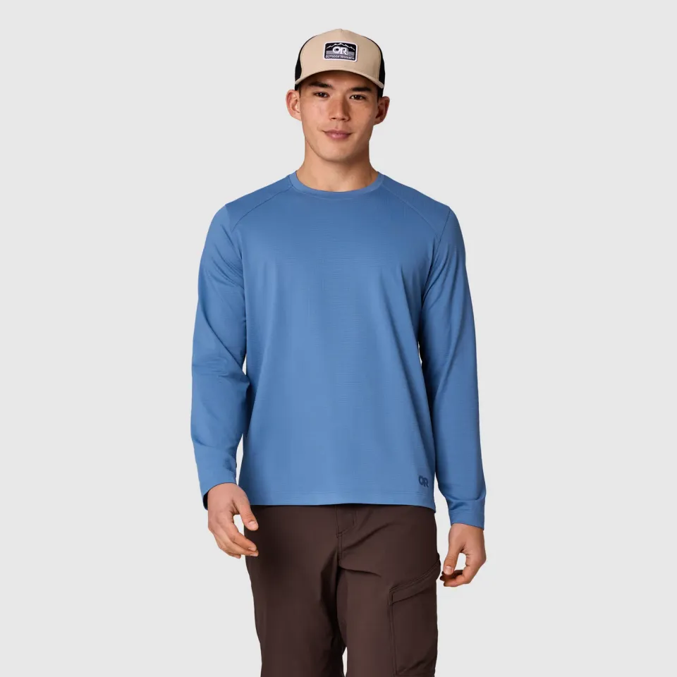 Outdoor Research Vigor LT Crew mellomlag herre Ascent Blue