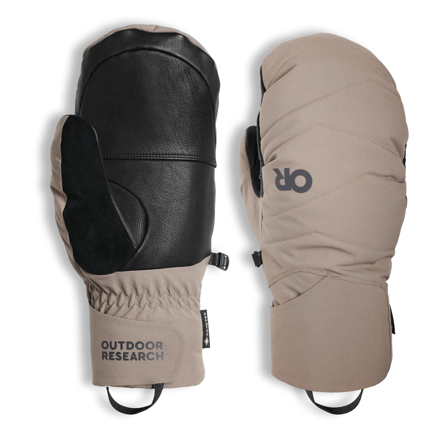 Outdoor Research Stormbound GORE-TEX Down Mitt votter Amber 700-fill dun