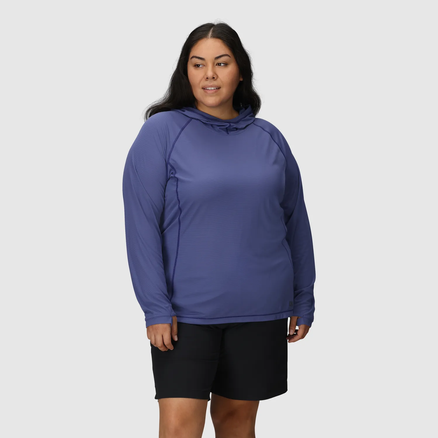 Outdoor Research Echo Plus Size Hoodie hettegenser 1X–4X hurtigtørkende