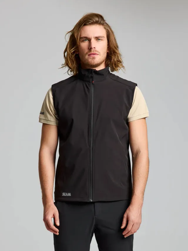 Slam ACT Softshell Vest vest herre vind- og vannbeskyttende
