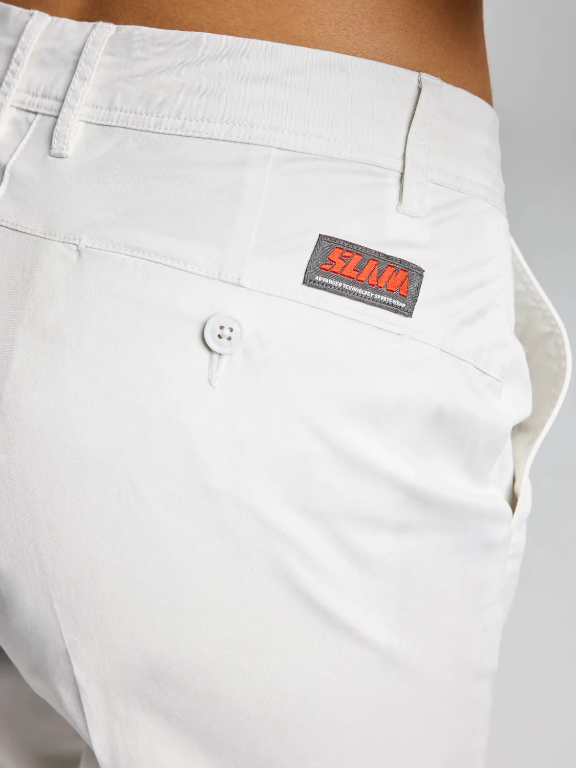 Slam Deck WS Light Chino Pant damebukse Off White lett