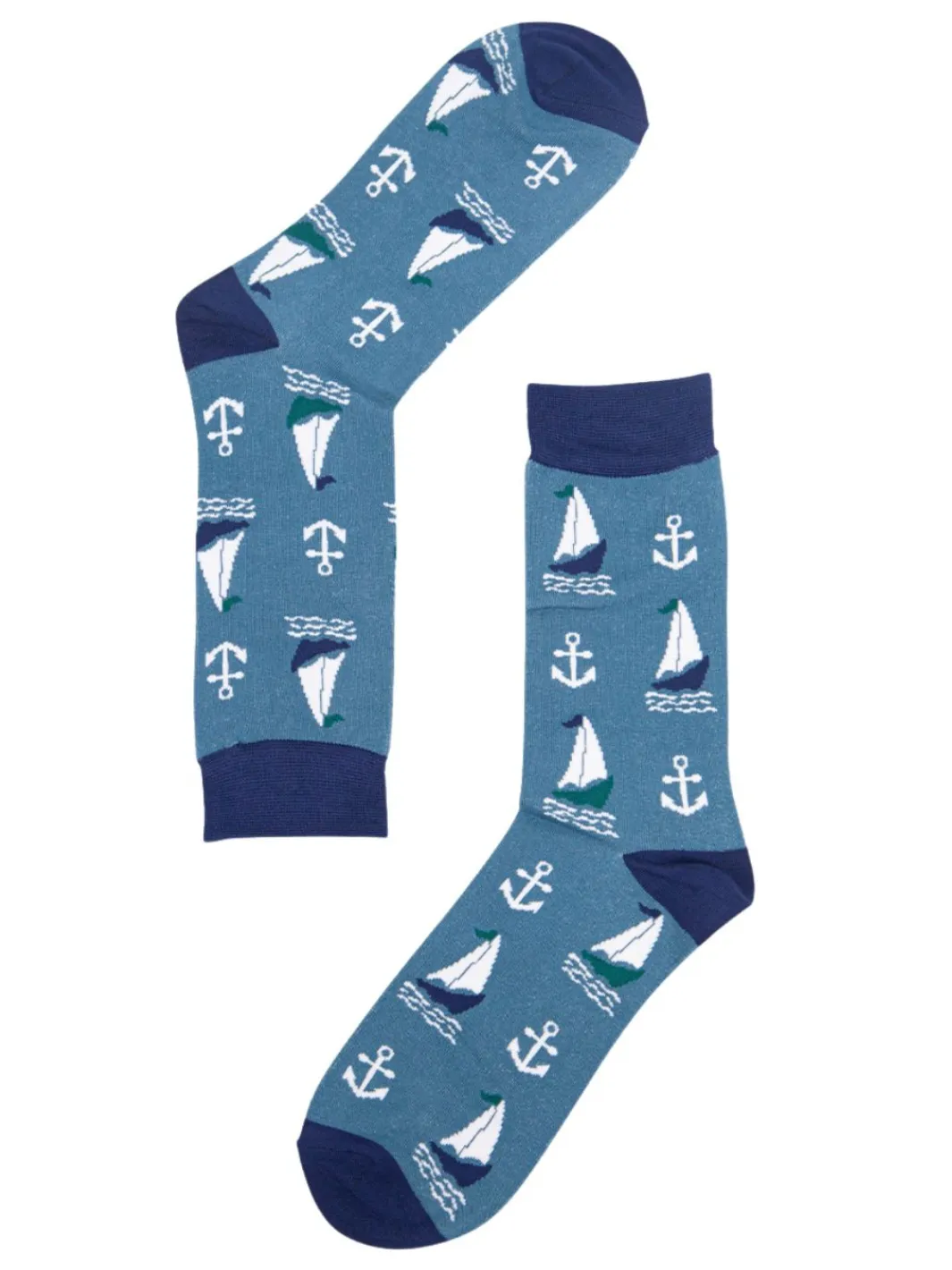 John Partridge Nautical sokker Anchor Stripe og Sailing Boats