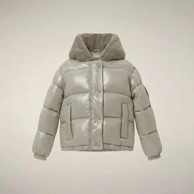 Save The Duck Ulla bomberjakke jente beige hette