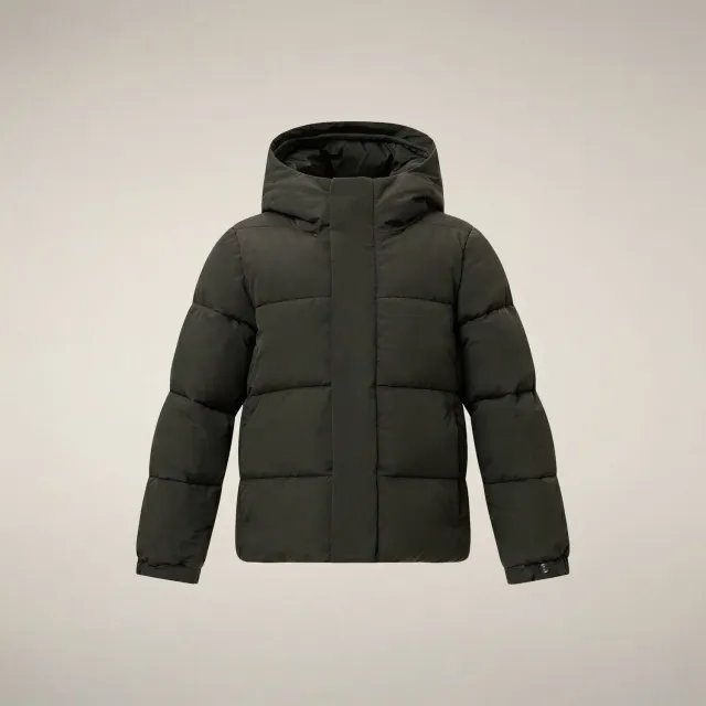 Save The Duck Joris parkas grønn gutt dyrefri isolasjon