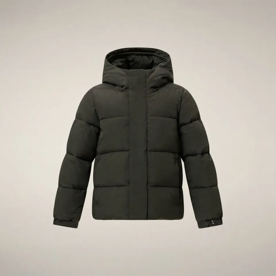 Save The Duck Joris parkas grønn gutt dyrefri isolasjon