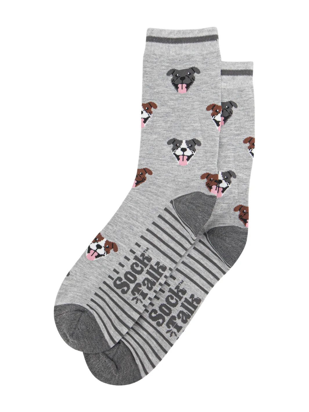 John Partridge Staffordshire Bull Terrier Bamboo Socks sokker Grey – bambusblanding