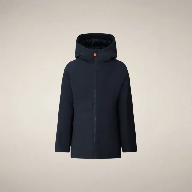 Save The Duck Cassy jakke jente Blue Black resirkulerte materialer
