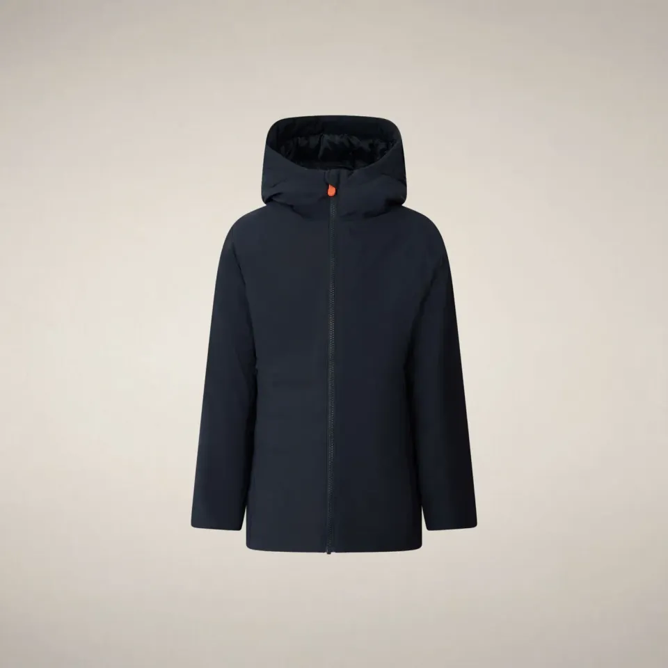 Save The Duck Cassy jakke jente Blue Black resirkulerte materialer