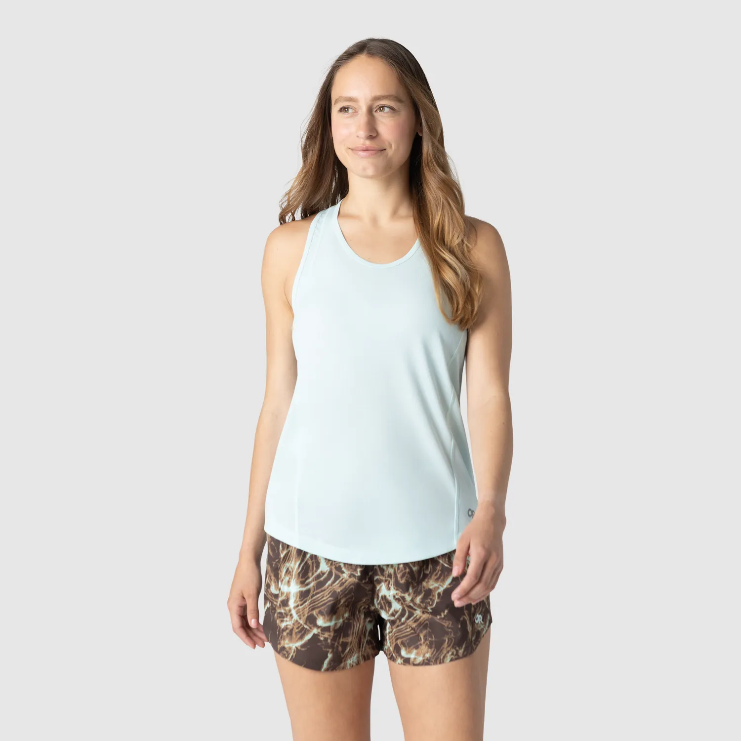 Outdoor Research Echo Tank singlet Mallard Traverse Print