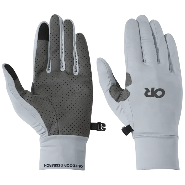 Outdoor Research ActiveIce Chroma Full Sun Glove solhansker Titanium Grey UPF 50+