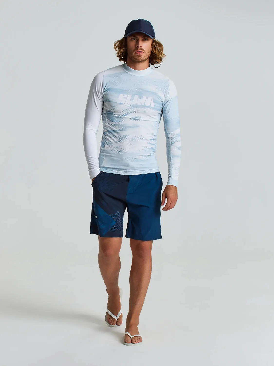 Slam Foil Rashguard LS UV-trøye herre hurtigtørkende