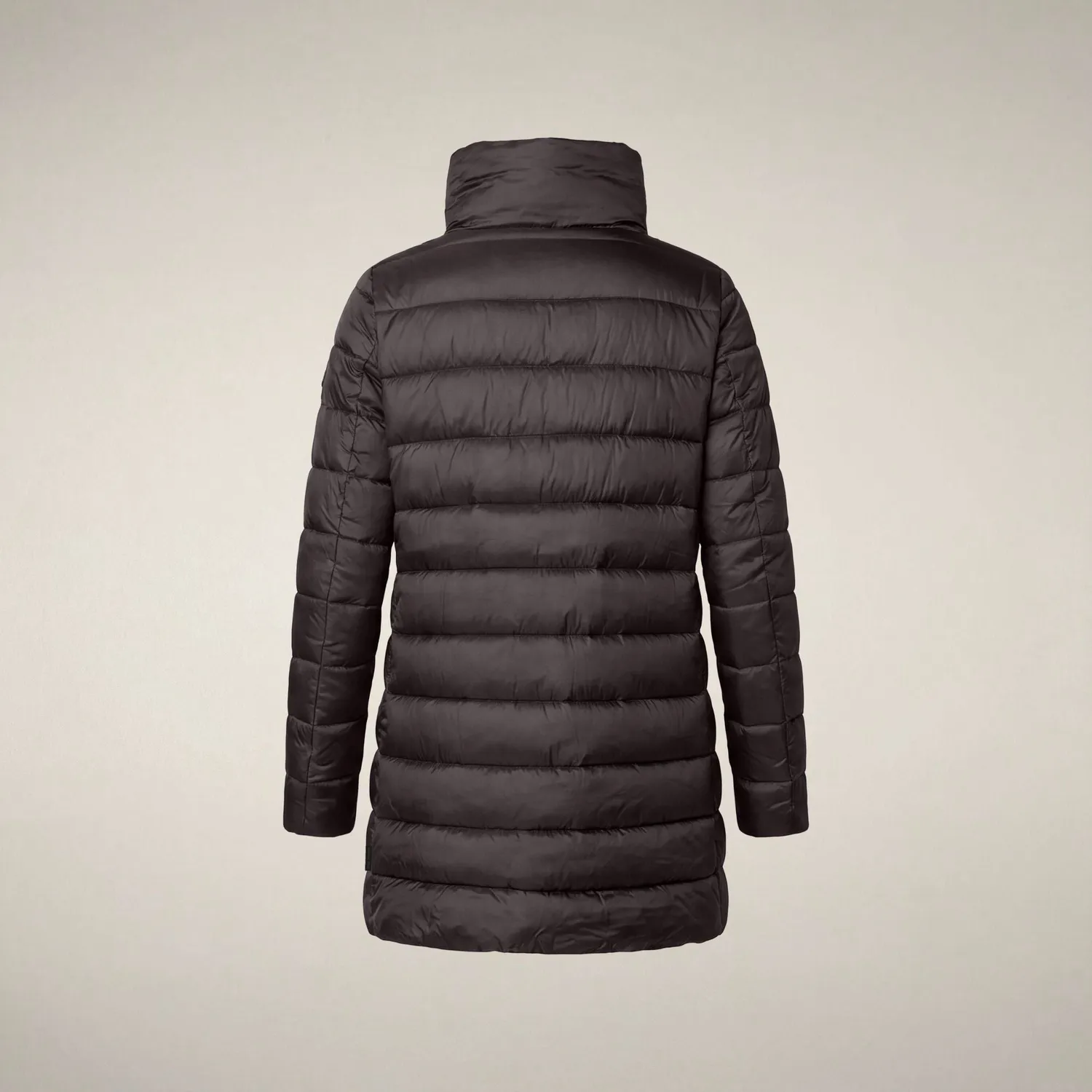 Save The Duck Lydia pufferkåpe dame, Brown Black, Plumtech®
