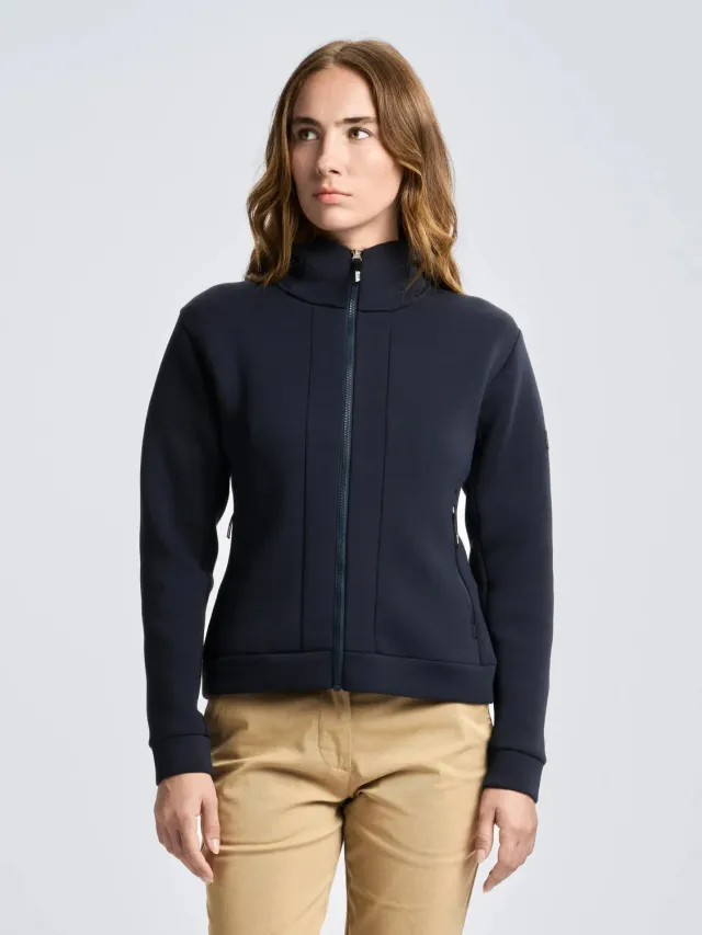 Slam Altura WS Scuba Hoodie hettegenser dame burgunder stretch