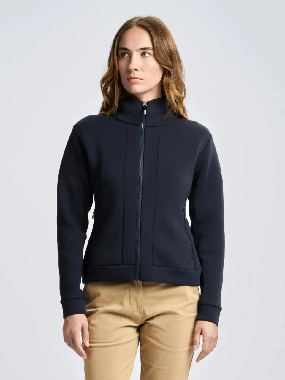 Slam Altura WS Scuba Hoodie hettegenser dame burgunder stretch