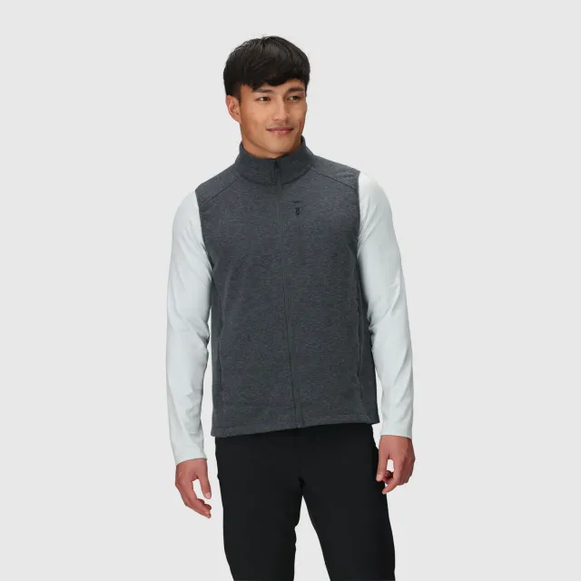 Outdoor Research Crescent Fleece Vest fleecevest Storm Heather