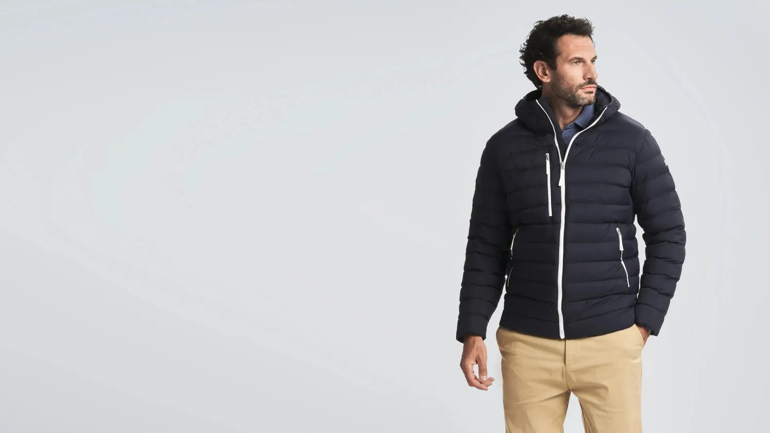 Slam Altura Puffer Jacket boblejakke Dark Navy lett Primaloft