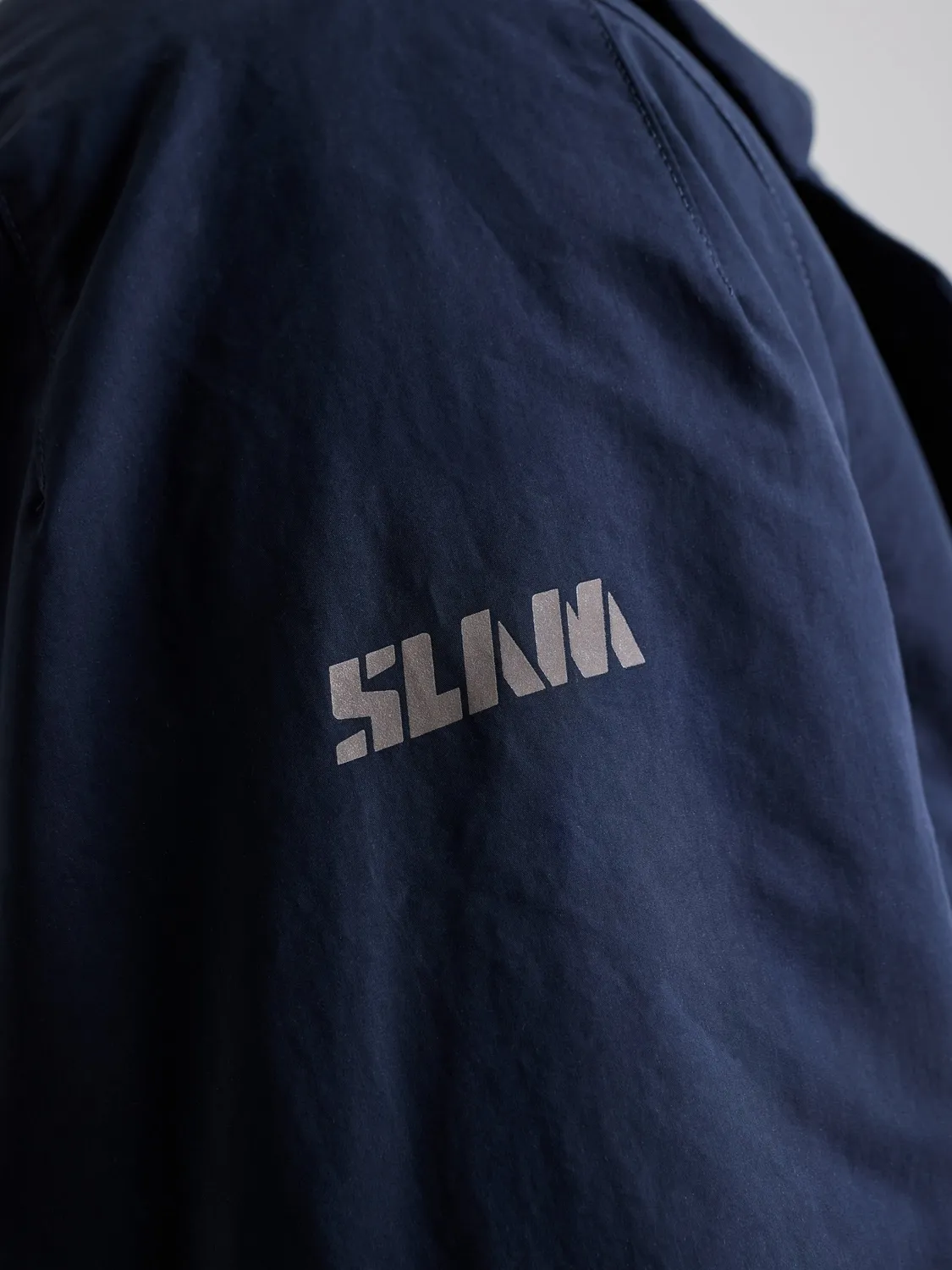 Slam Dock Peacoat jakke mørkeblå resirkulert stoff