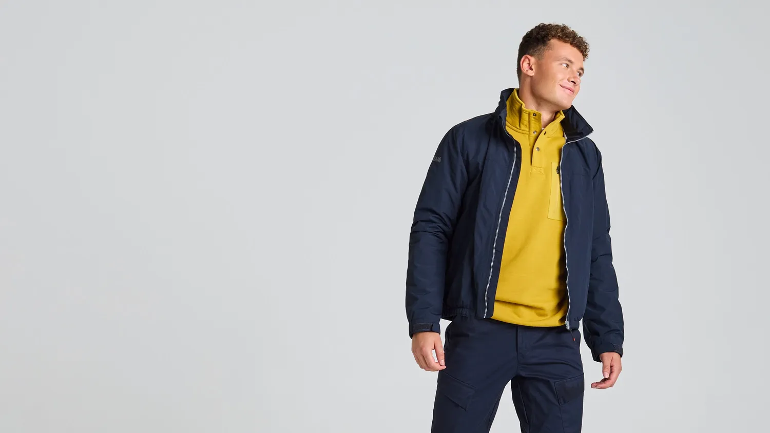 Slam Summer Sailing Jacket seiljakke herre mørkeblå vanntett