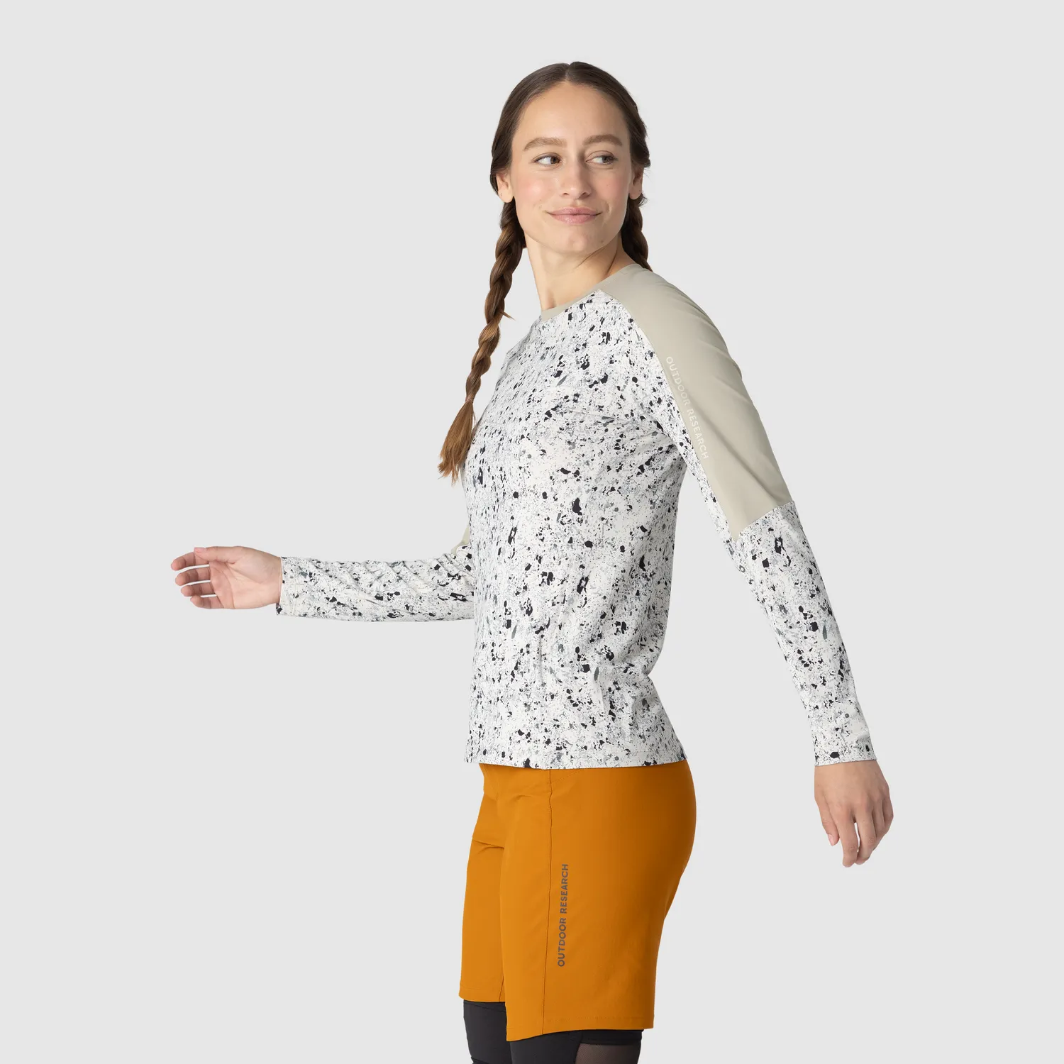 Outdoor Research Freewheel MTB Long Sleeve Jersey sykkeltrøye dame UPF 30