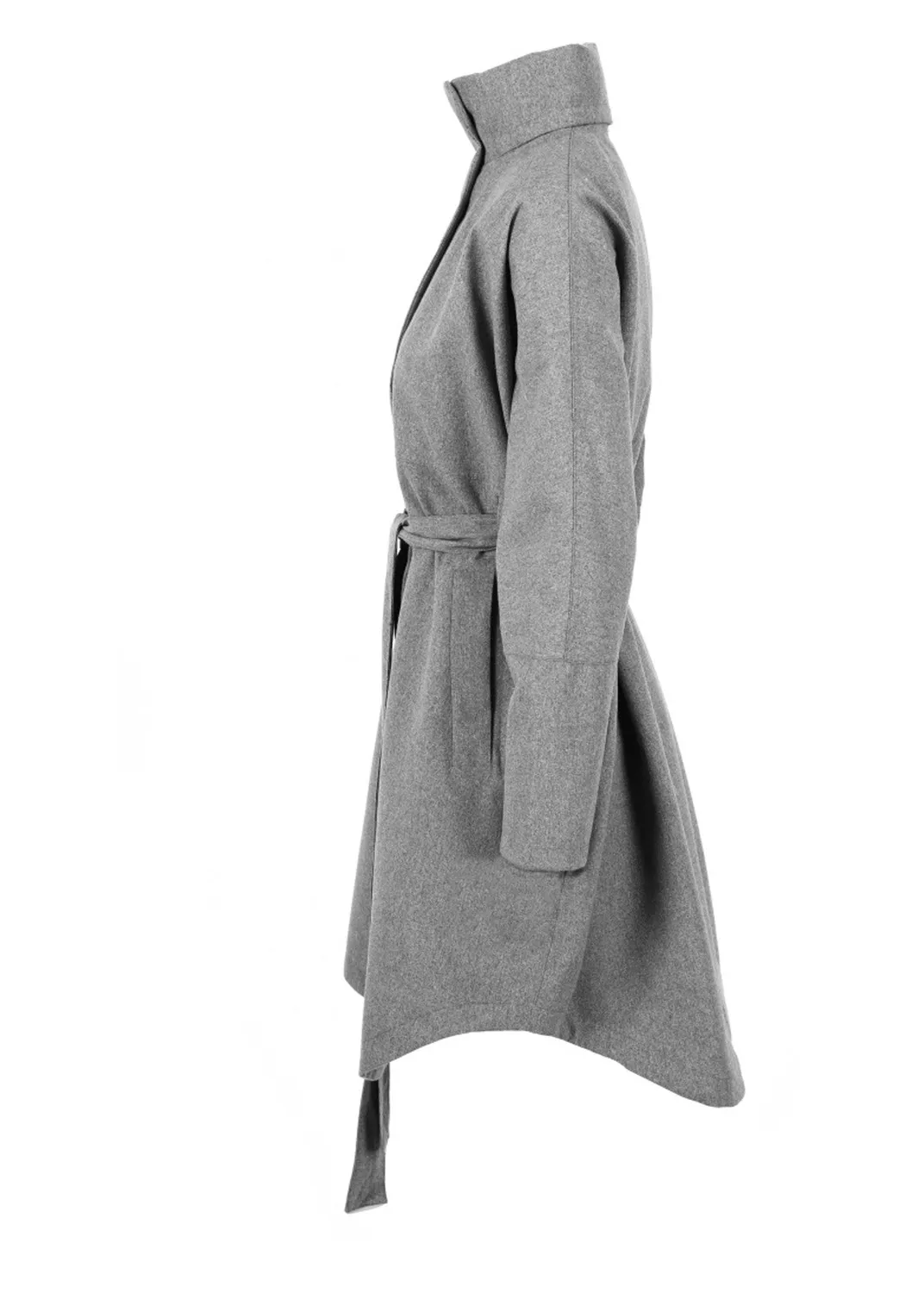 Brgn Bris Poncho poncho XS/S–M/L gråmelert oversized