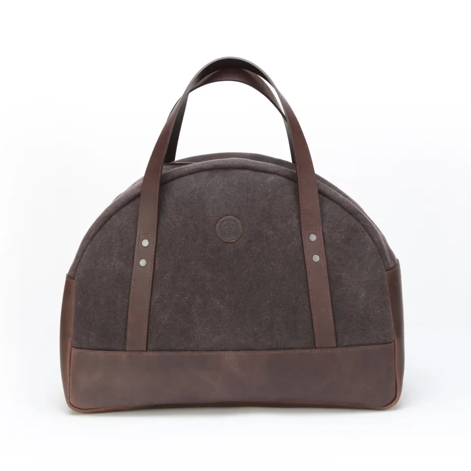 John Partridge Sandon Brown Wax Bowling Bag weekendbag 18 liter