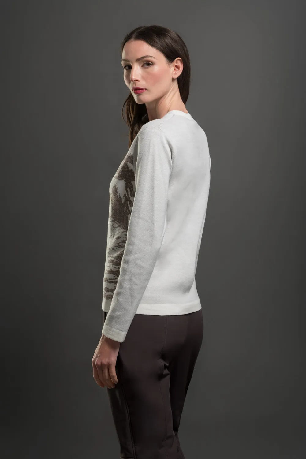 Moorer SCILIAR-EJD jakke Bianco/Taupe