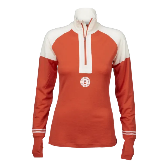 House of Hygge Hyggewool 180 Zip Neck ulltrøye Bonfire XS–XL merino