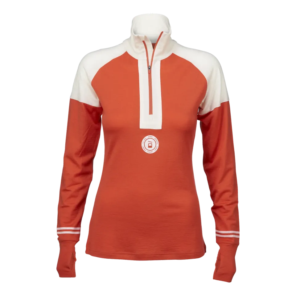 House of Hygge Hyggewool 180 Zip Neck ulltrøye Bonfire XS–XL merino