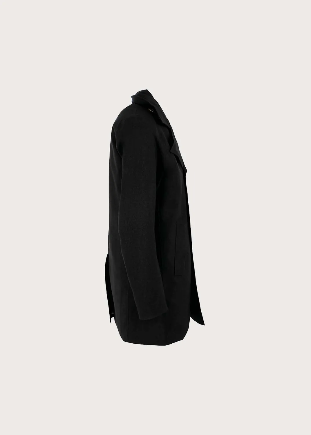 Brgn Hagl Coat frakk New Black herre vanntett