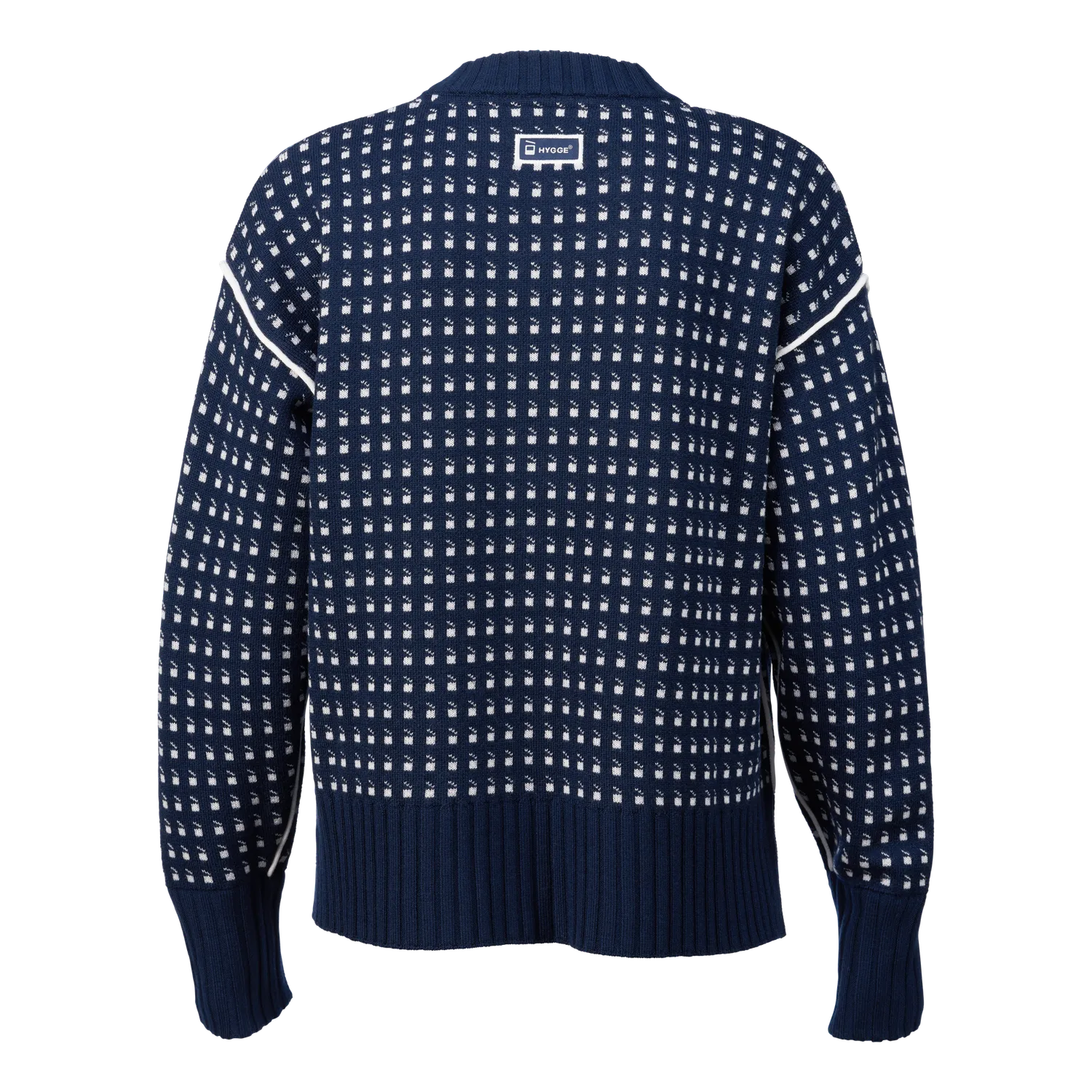 House of Hygge Heritage Merino genser dame hvit i 100 % merinoull