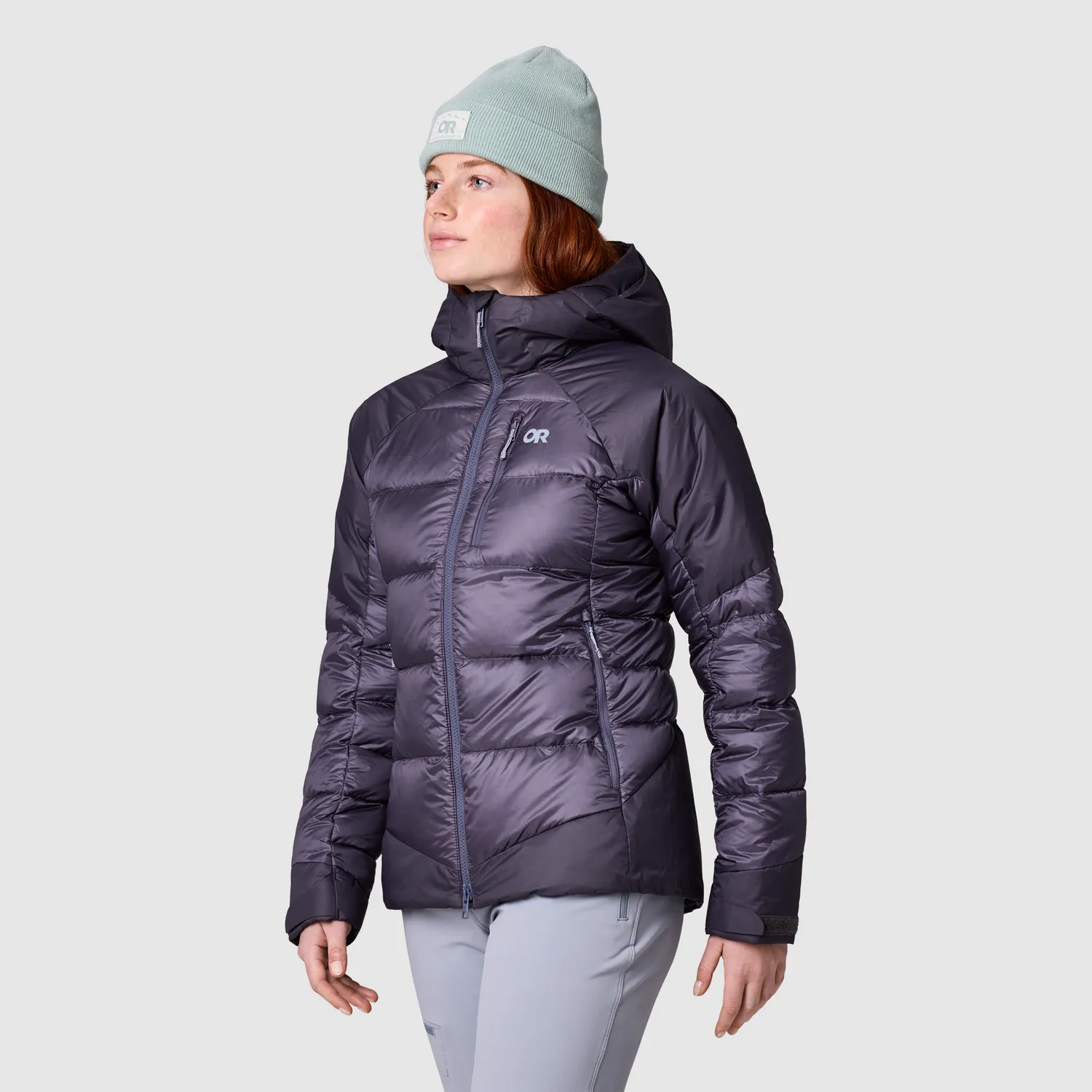 Outdoor Research Helium XT Down Hoodie dunjakke Smoky Quartz