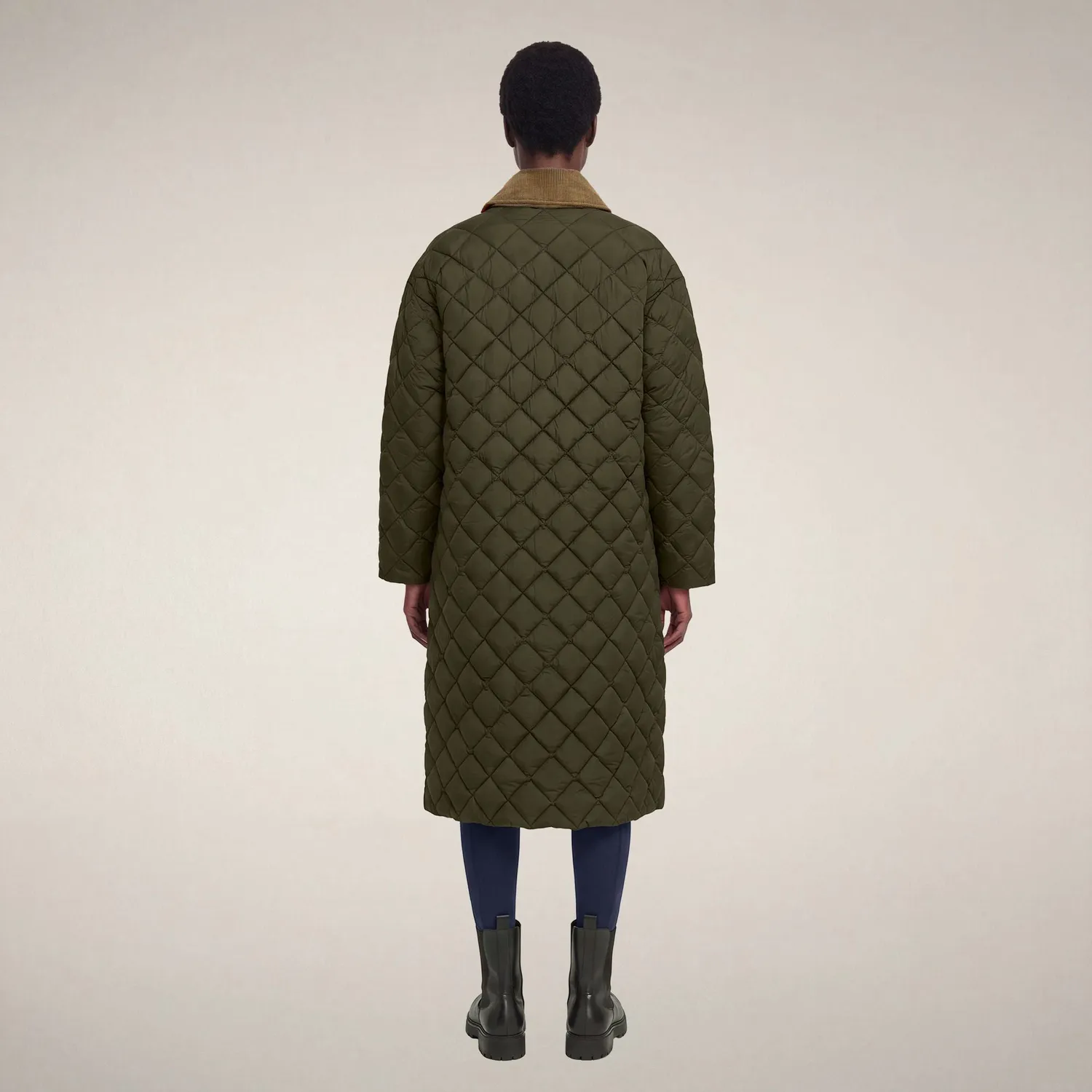 Save The Duck Sadie pufferkåpe Snake Green XS resirkulert fyll
