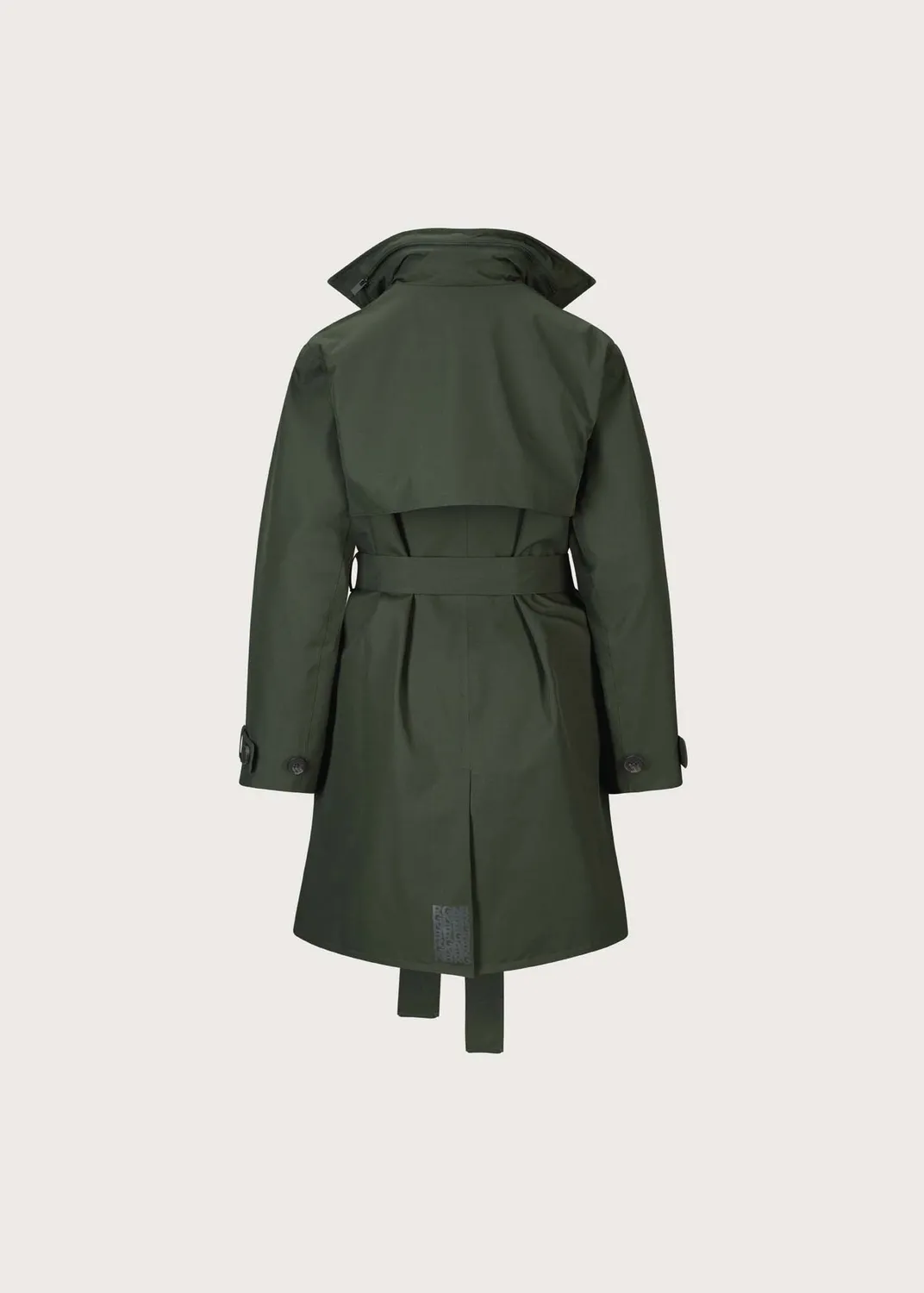 Brgn Yr'en Coat kåpe Rosin Dark Green vanntett