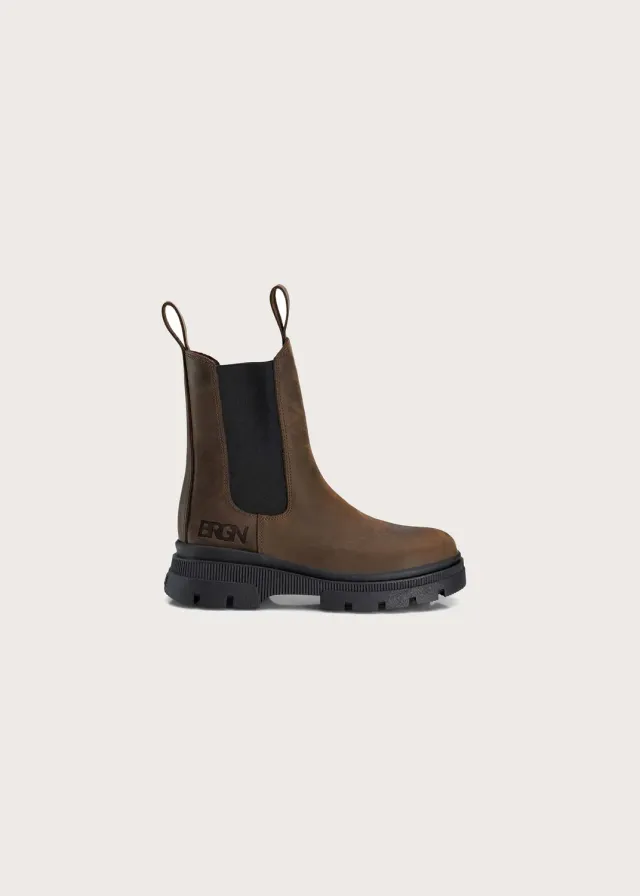 BRGN Chelsea Boot nubuck boots brun