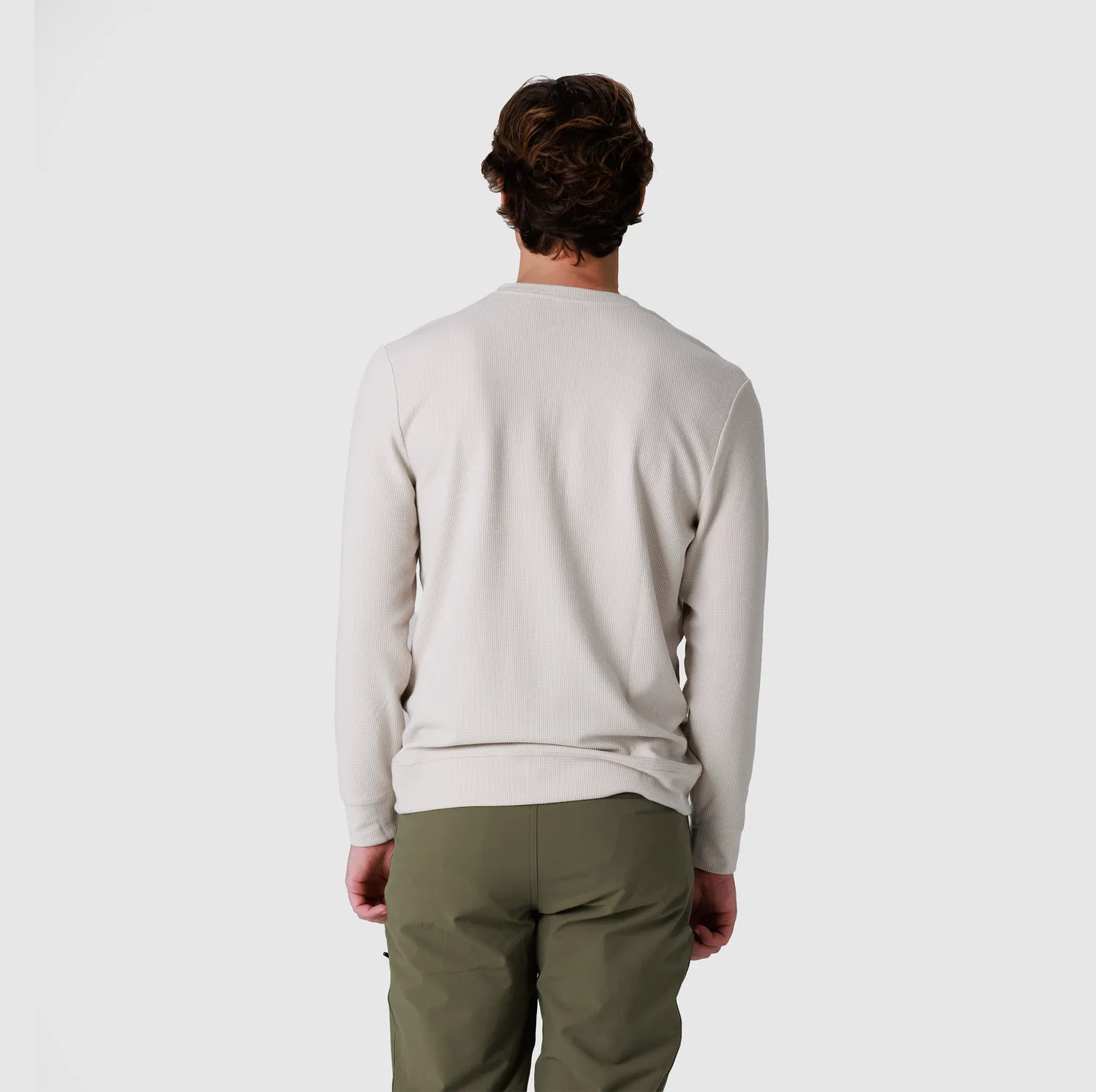 Outdoor Research Eclipse Waffle Long Sleeve Henley trøye herre