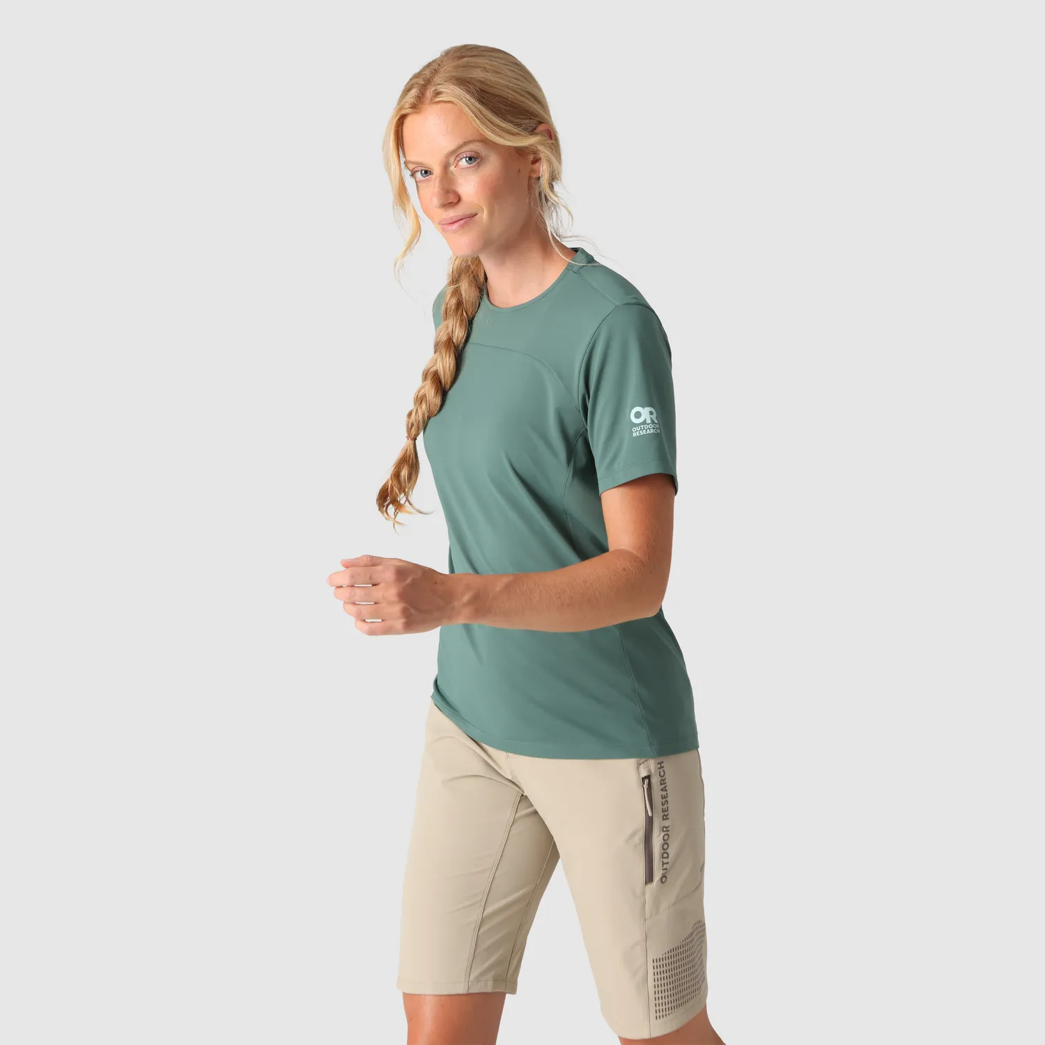 Outdoor Research Freewheel Women's MTB sykkeltrøye Malachite UPF 30