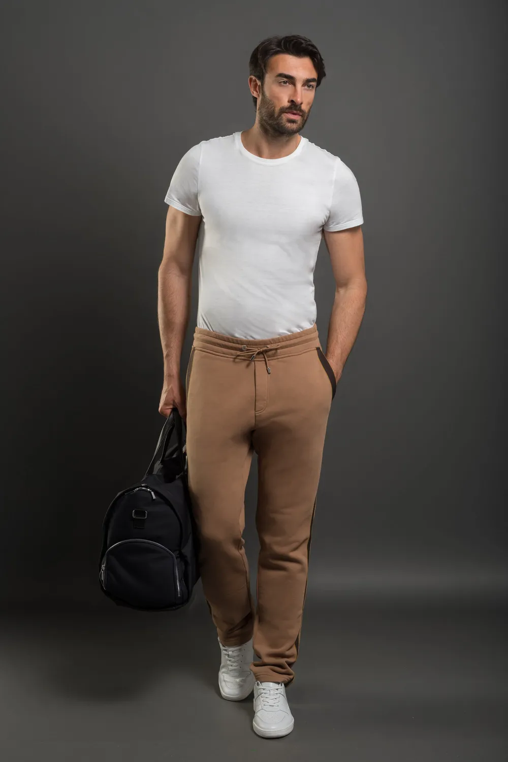 Moorer JAIDEN PANTALONE-SFT joggebukse blå