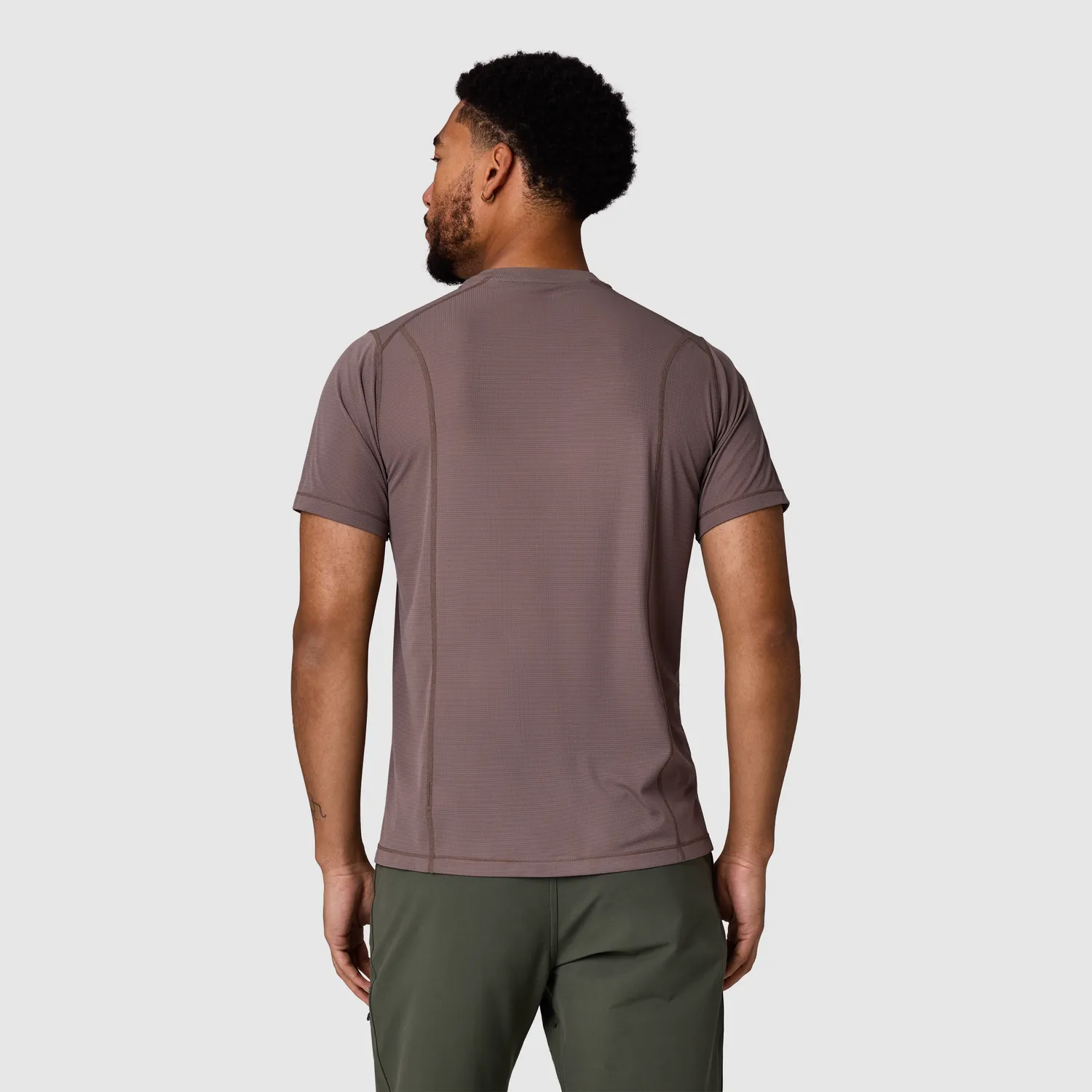 Outdoor Research Echo Men's Echo T-Shirt T-skjorte Gravel S UPF 15