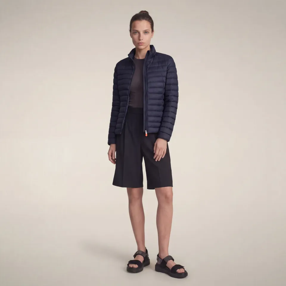 Save The Duck Carly boblejakke dame navy blue Plumtech