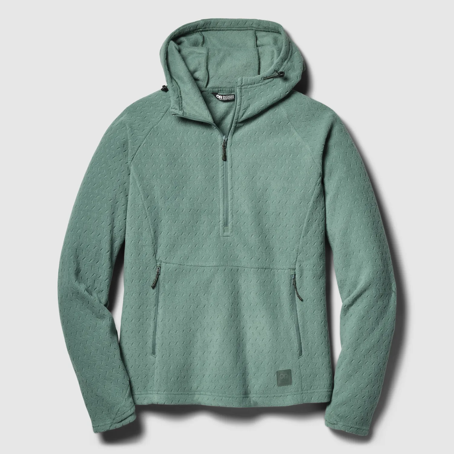 Outdoor Research Trail Mix XT Fleece Pullover Hoodie fleecegenser dame Malachite UPF 50+