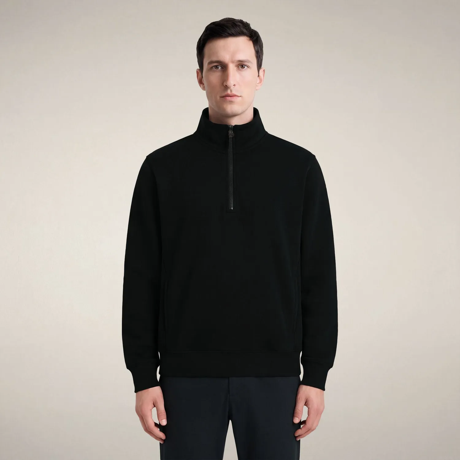 Save The Duck Bruin half-zip sweatshirt herre XS–XXXL svart