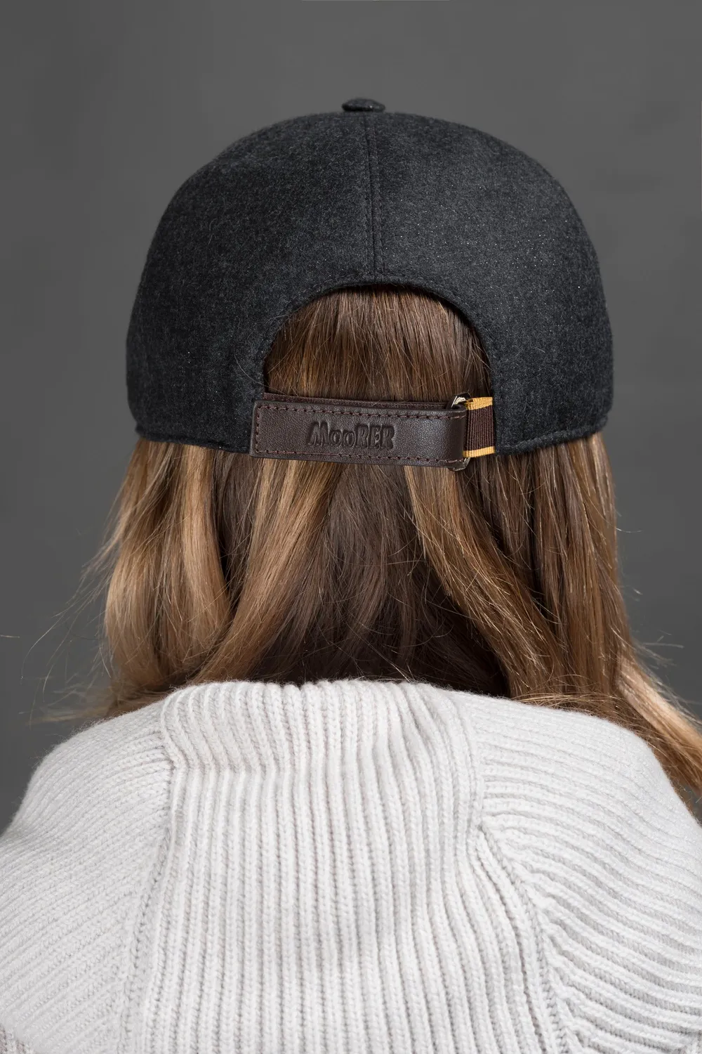 Moorer ROBINSONS-LXW baseballcaps, antrasitt, justerbar