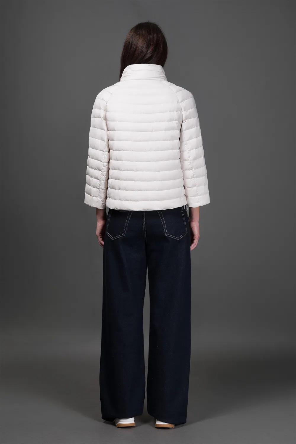 Moorer BELLA-S3 dunponcho ivory/mandorla vendbar